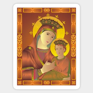 The Madonna and Child Sticker